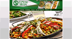 Desktop Screenshot of elmenuvirtual.com